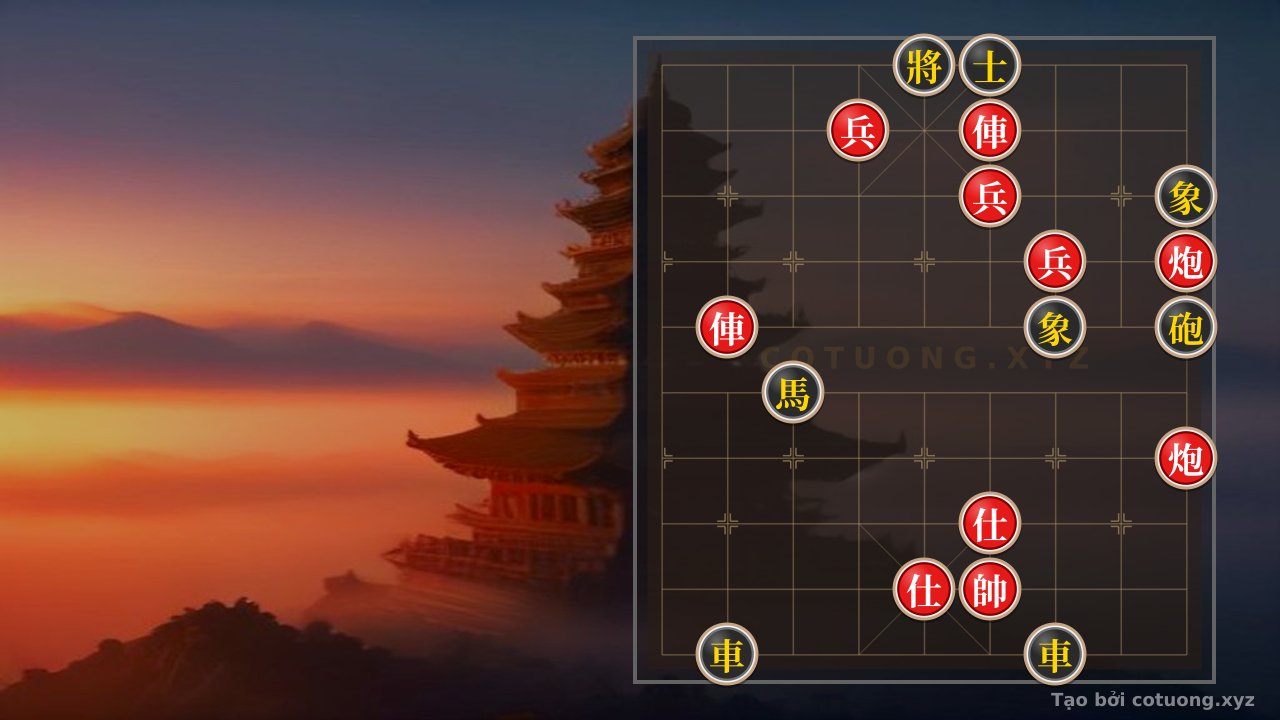 Thế cờ: Xiangqi: Red's 3 Rooks vs. Black's Elephants and Horses - Historical Tactical Insight — Cờ Tướng Online