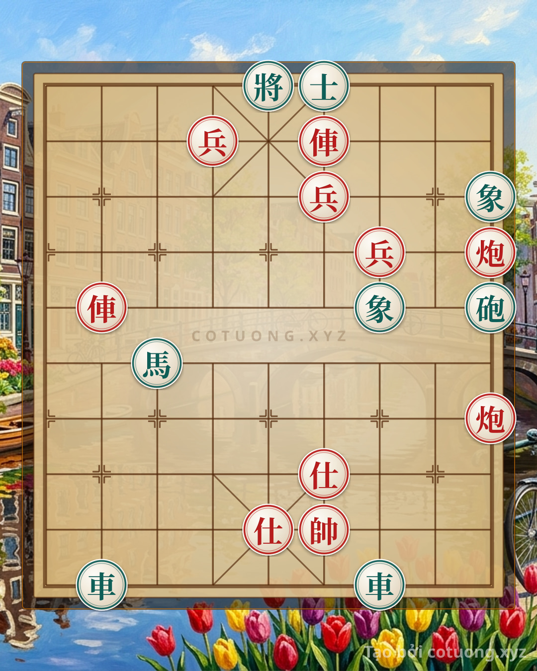 Challenge: Xiangqi: Red's 3 Rooks vs. Black's Elephants and Horses - Historical Tactical Insight - Can you solve it?