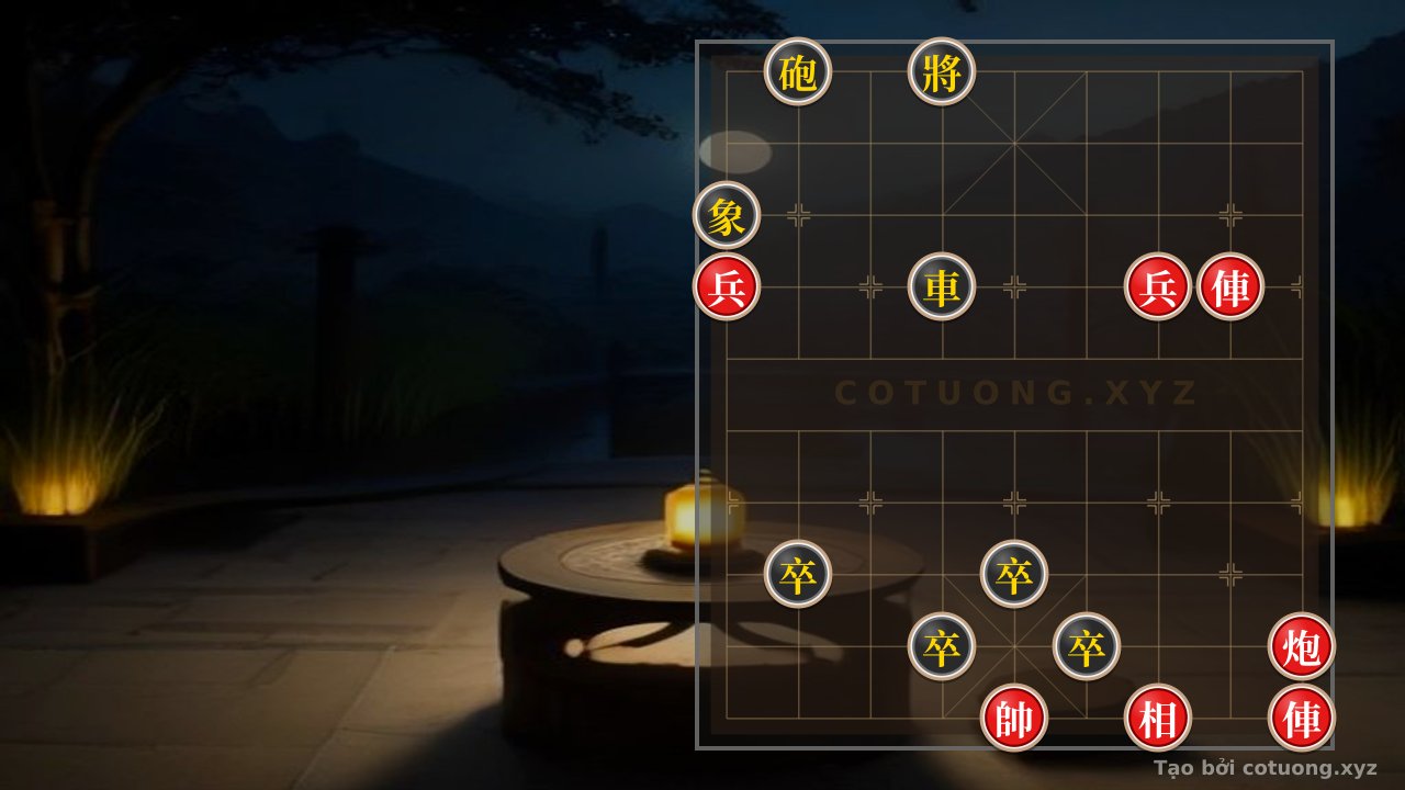 Thế cờ: Red Cannon Opening 1: Parallel Chariot Counterattack Strategy to the Last Rank — Cờ Tướng Online