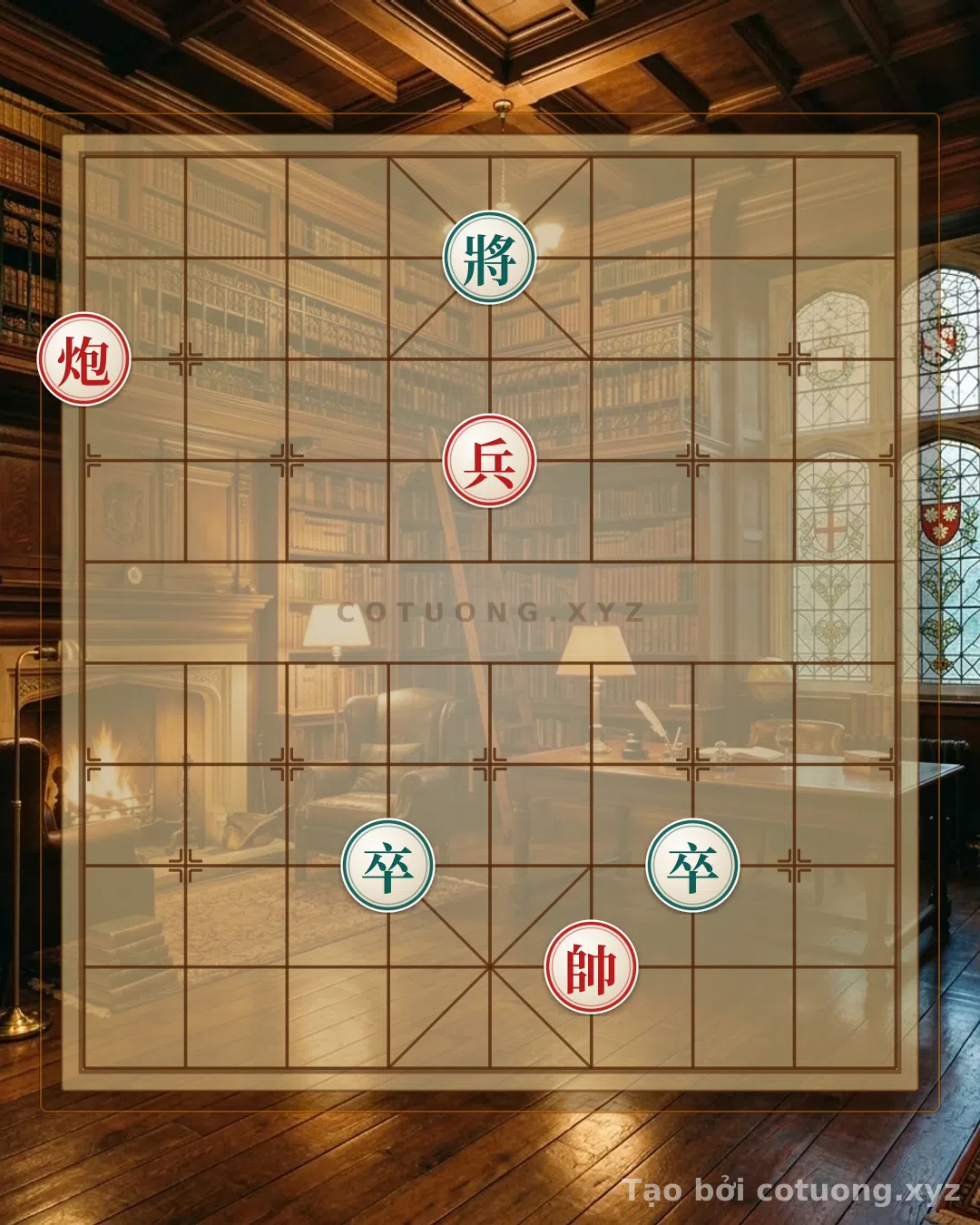 Thế cờ: Red Cannon 'Shooting' Black Rook: Extreme Strategy for the Red Player — Cờ Tướng Online