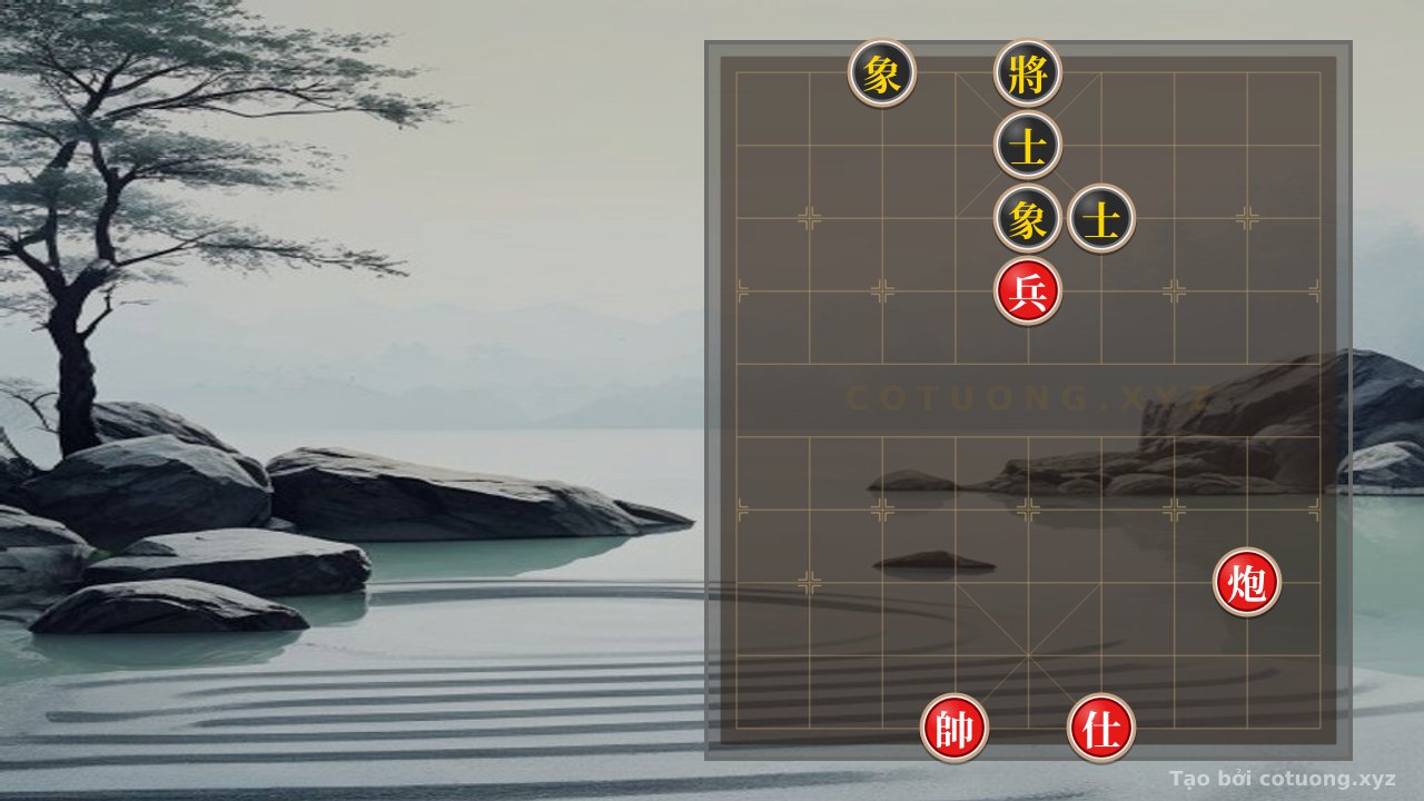 Thế cờ: Xiangqi Position Analysis: 'Red Cannon Open Flank' - The Unbreakable Defensive Tactic — Cờ Tướng Online