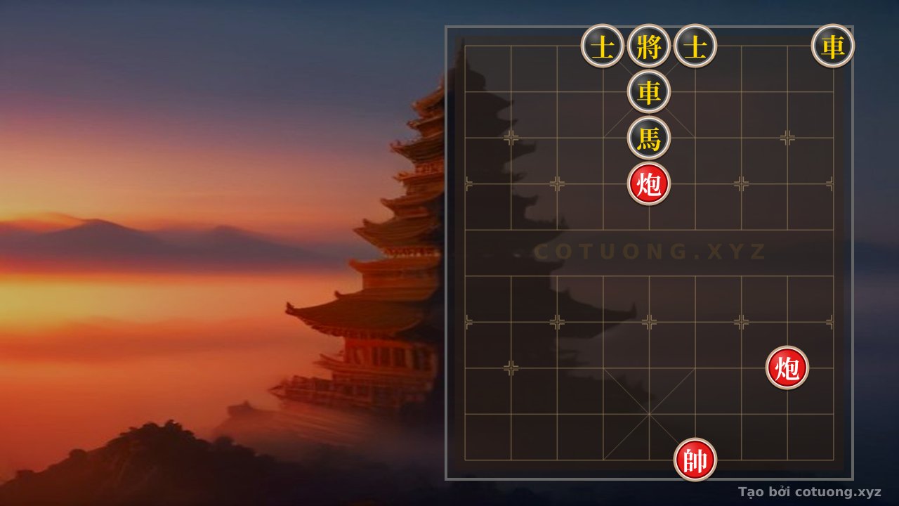 Thế cờ: The 'Black Rook Isolation' Position - The Secret of the Red Cannon in the Battle — Cờ Tướng Online
