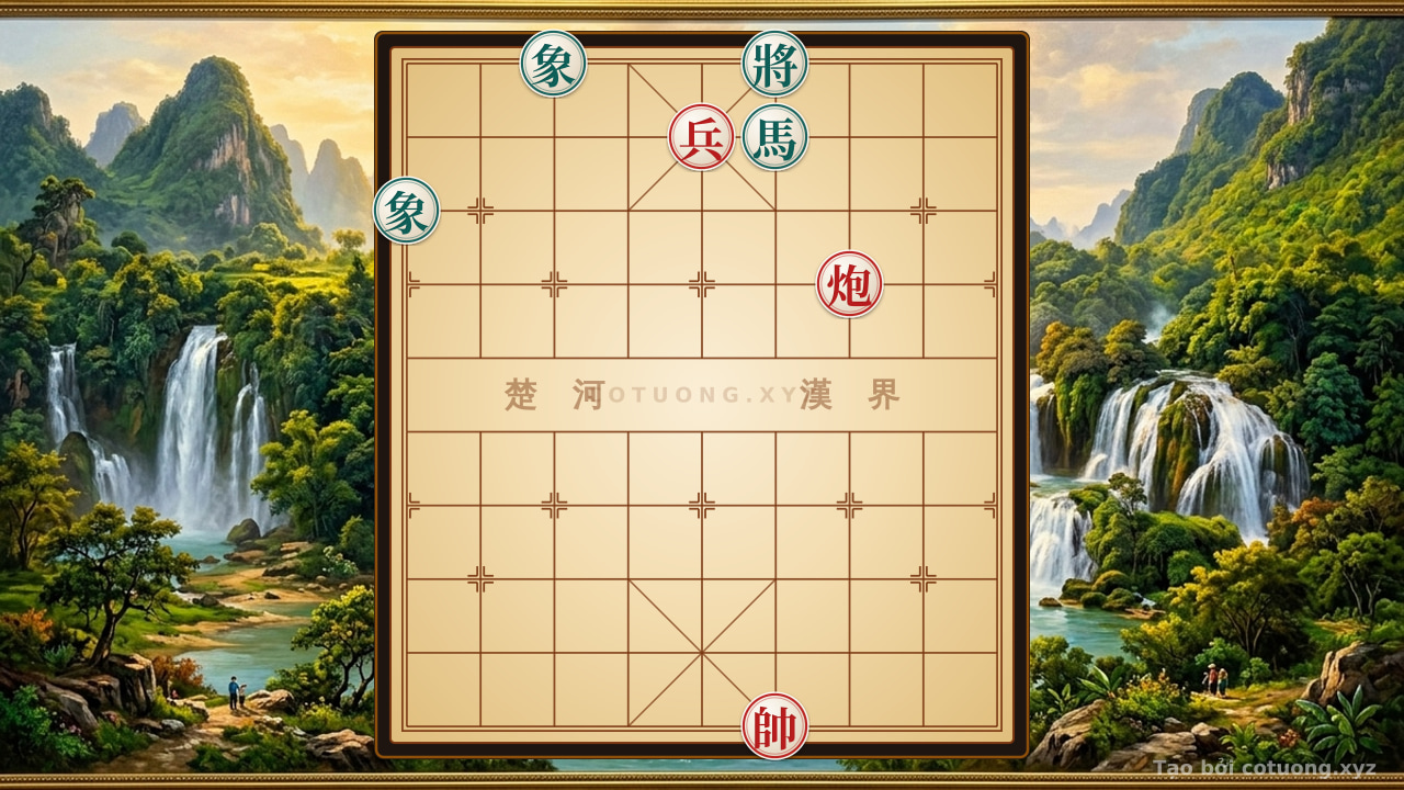 Thế cờ: Hidden Secrets of Xiangqi: The 'Single Cannon' Strategy and the Legend of the White River in the Chessboard — Cờ Tướng Online