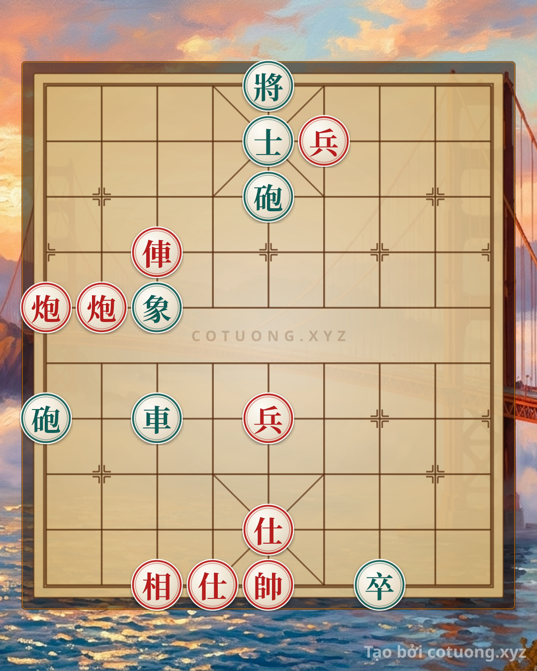 Challenge: Red General Chess: Defensive Tactics Against Disrupted Positions - Can you solve it?
