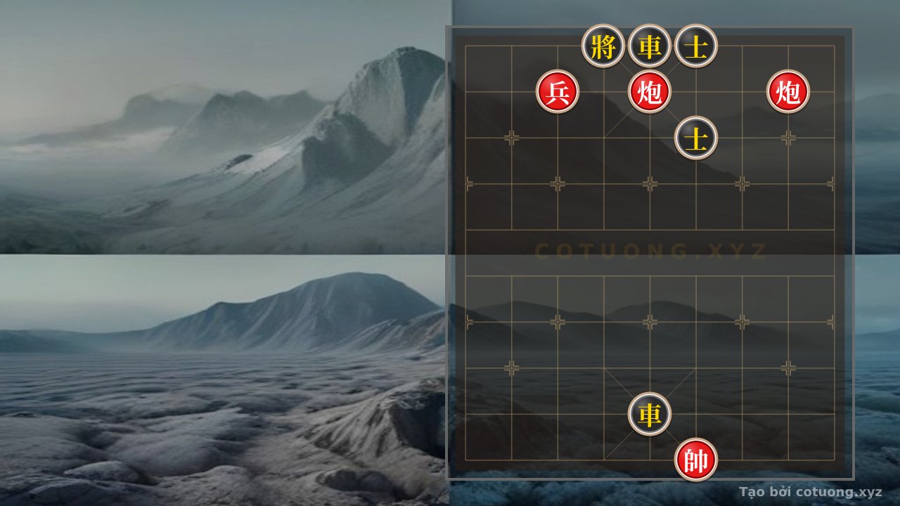 Thế cờ: Endgame Mastery: 2 Cannons vs. 2 Chariots and 2 Advisors - Winning Strategy — Cờ Tướng Online