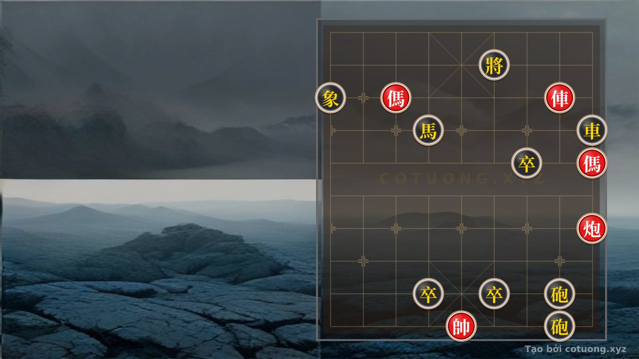 Thế cờ: The Secret of 'Dao Ma Fu Hui' - Red Formation in a Level 5 Xiangqi Match — Cờ Tướng Online
