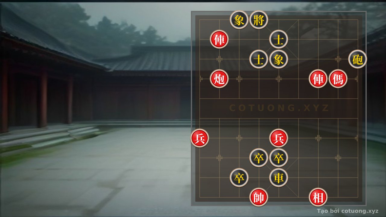 Thế cờ: The Secret of Xiangqi: Red Dominates, Black Struggles in a Life-and-Death Battle — Cờ Tướng Online