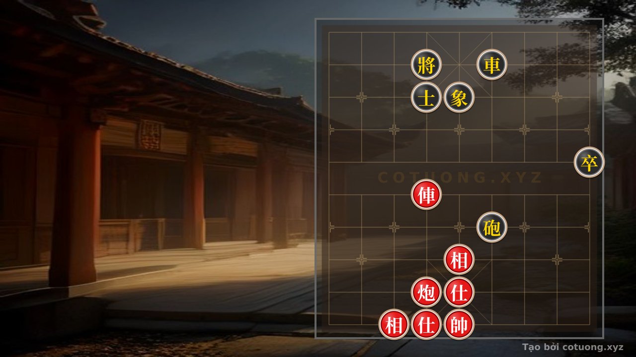 Thế cờ: Classic Checkmate: Rook Cannon vs. Rook Cannon with 2 Guards and 2 Elephants – Master Chess Strategy — Cờ Tướng Online
