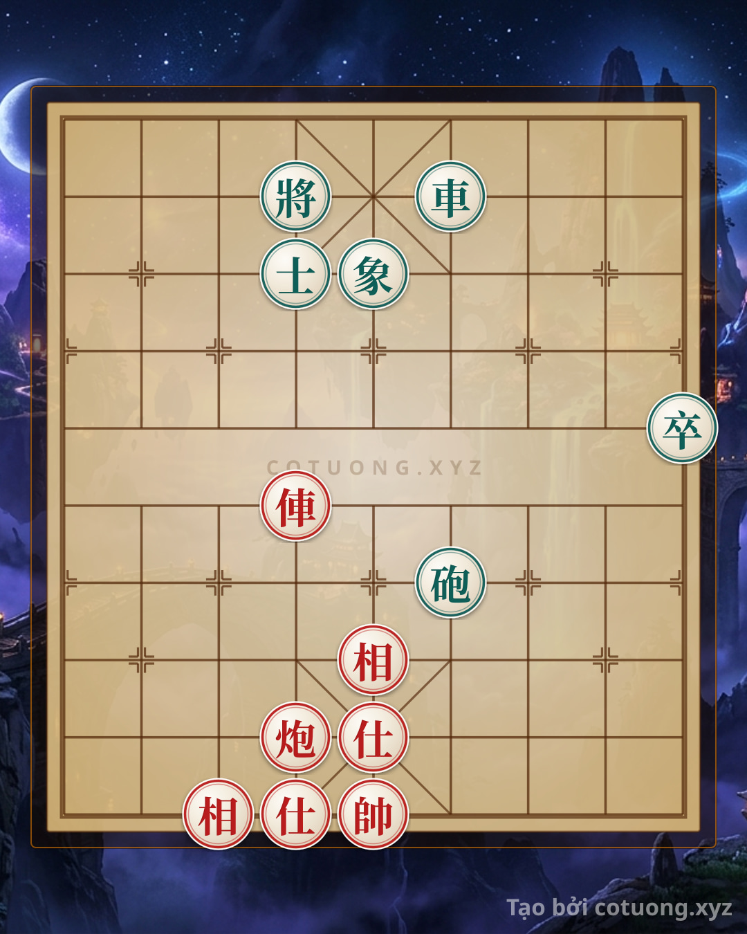 Challenge: Classic Checkmate: Rook Cannon vs. Rook Cannon with 2 Guards and 2 Elephants – Master Chess Strategy - Can you solve it?