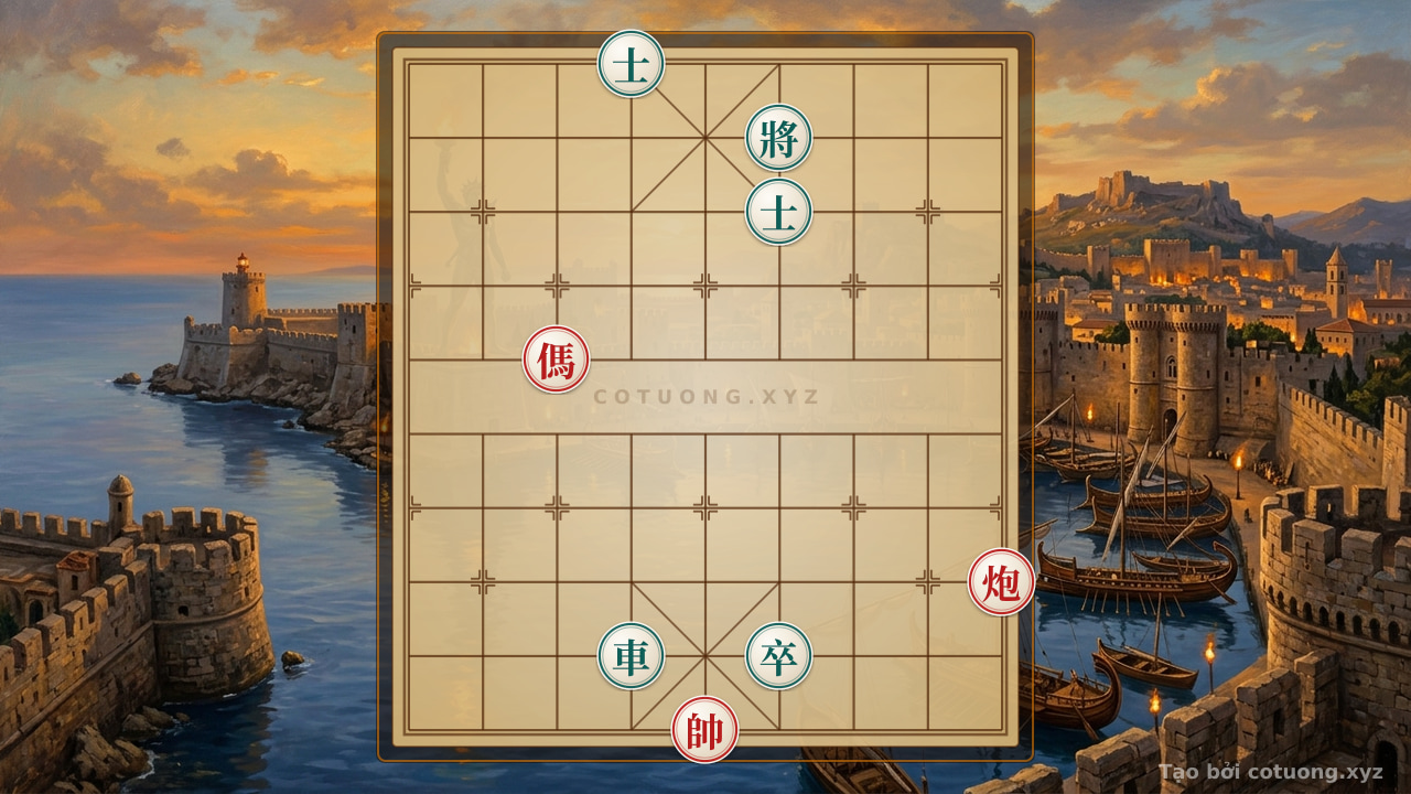 Thế cờ: Thunder Counterattack: The Strategic Shift in Xiangqi — Cờ Tướng Online