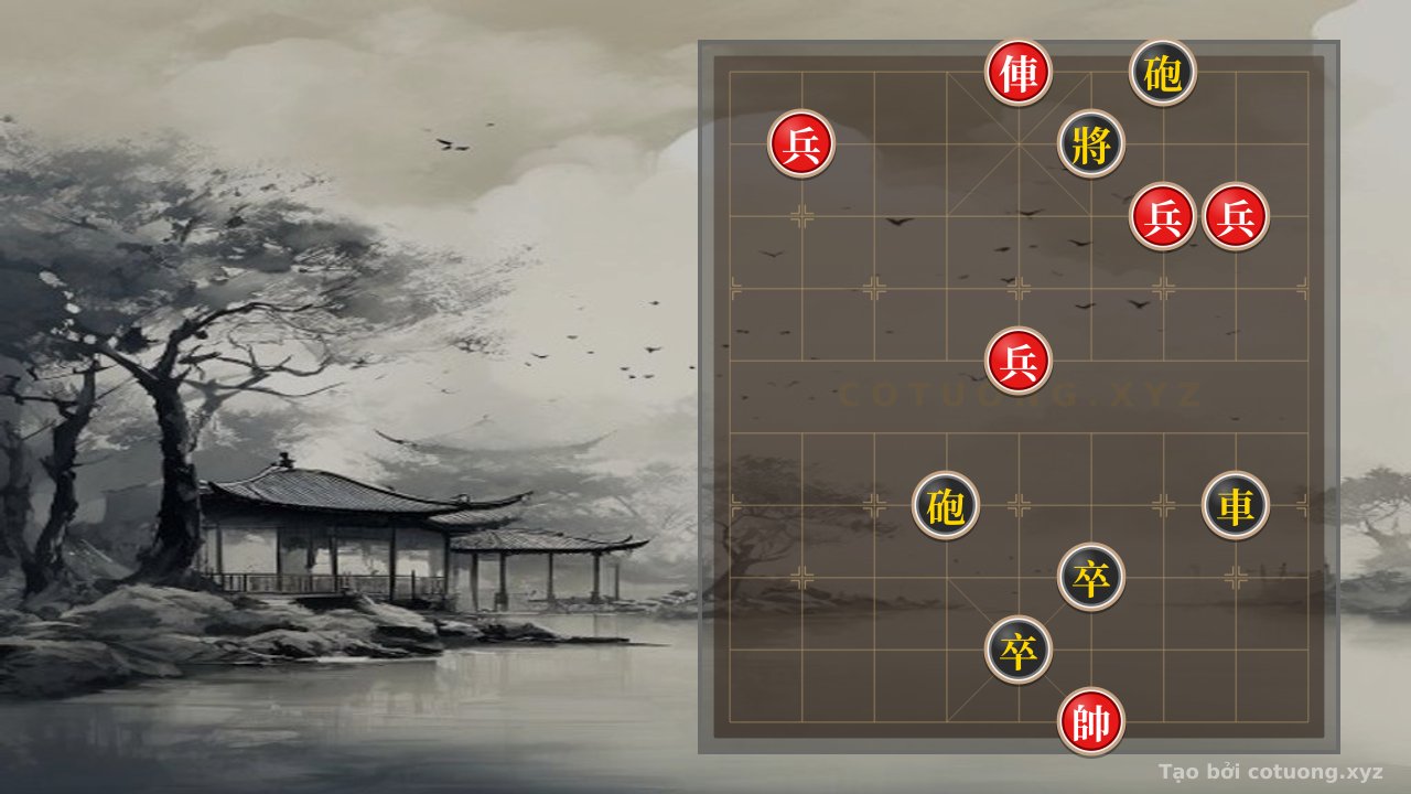 Thế cờ: Xiangqi Live: The Battle of Xichibi - Red Chariot at 5-10 vs Black Cannon at 7-10 | Tactical Traps & Counterattacks — Cờ Tướng Online