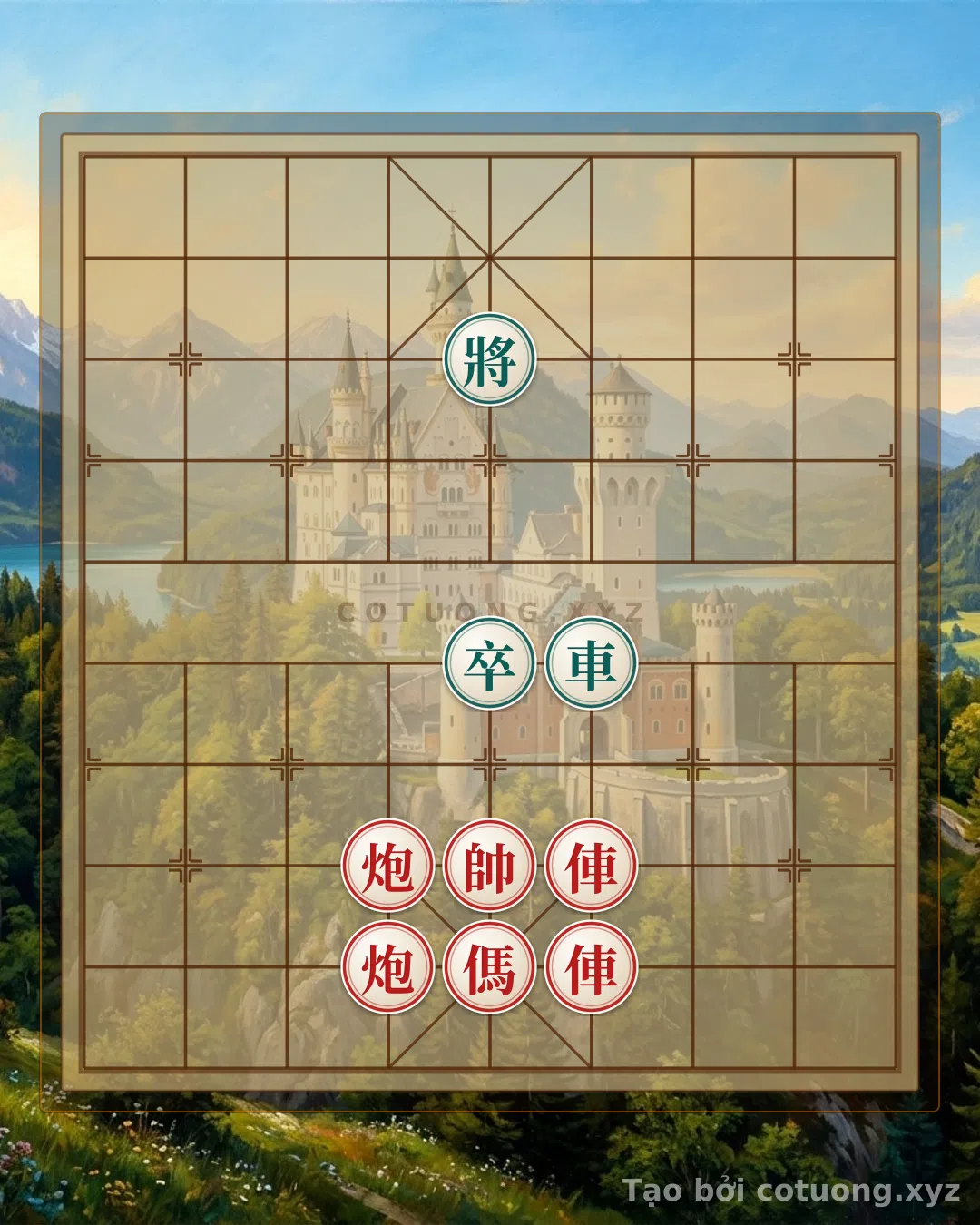 Thế cờ: The Lonely Chariot Formation 6: When a Piece Awakens in the Battle Zone — Cờ Tướng Online