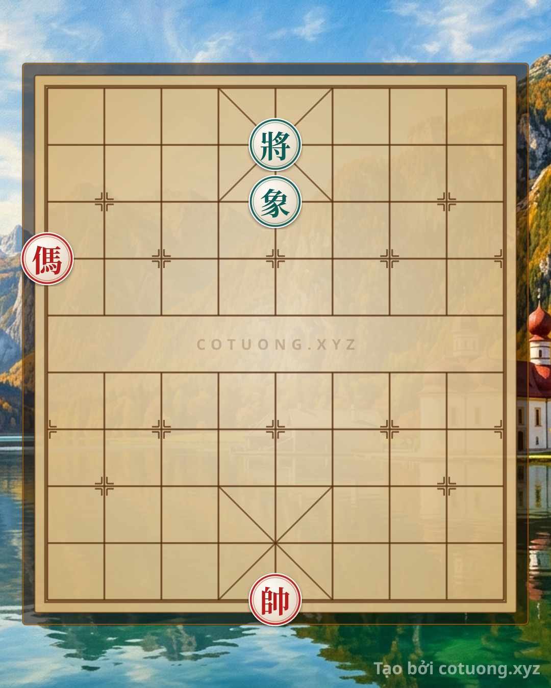 Challenge: Red General's Move: The 'Red Horse Reverse Strategy' Wins the Game - Can you solve it?