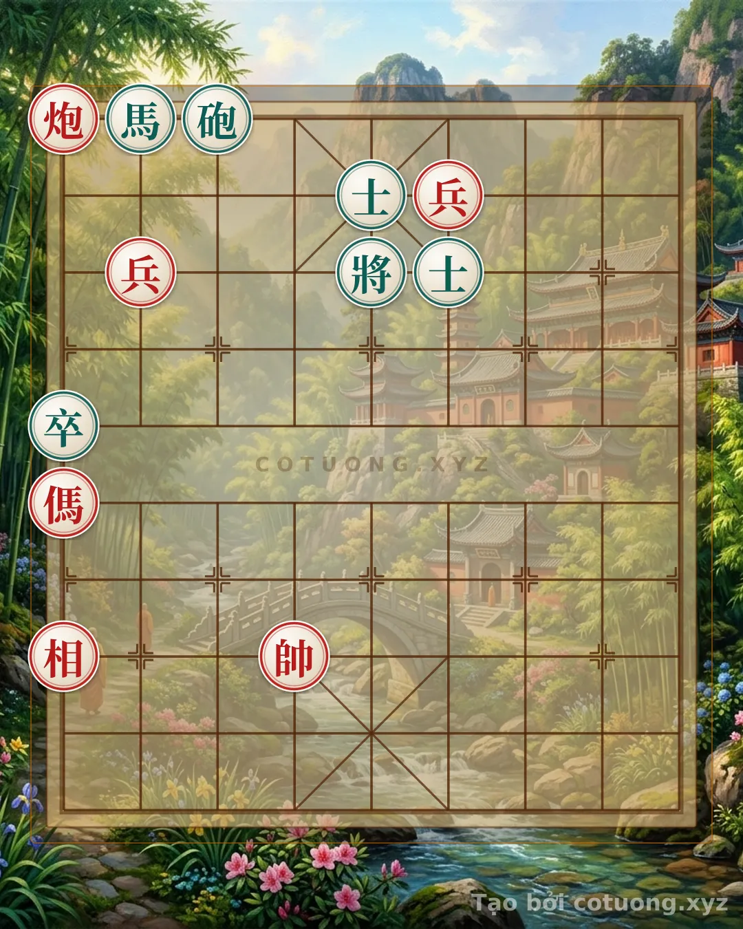 Thế cờ: The 'Red Cannon on File 9' Strategy - How to Defeat the Black Horse in a Decisive Battle — Cờ Tướng Online