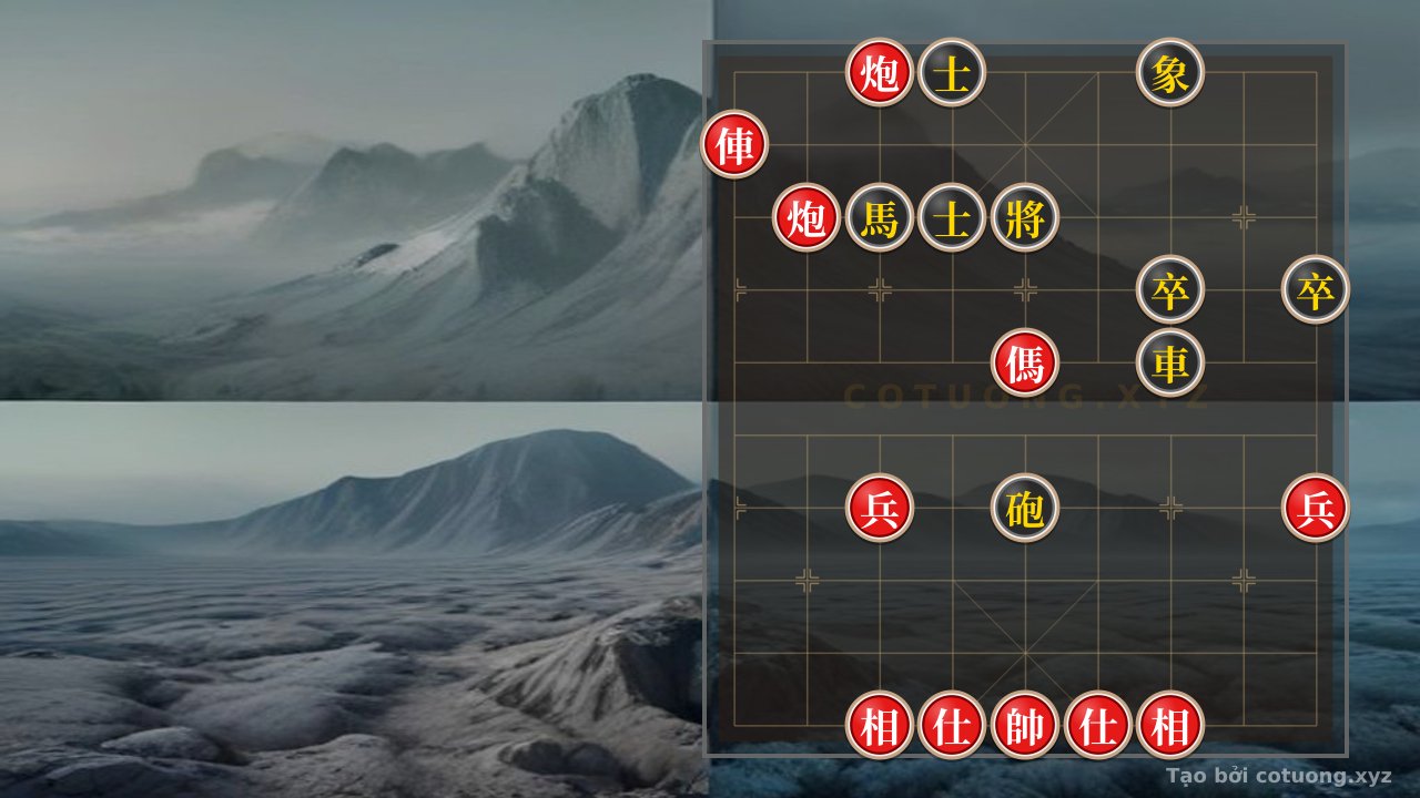 Thế cờ: Xiangqi Trap: When Rook 2 Cannons Horse Crushes Rook Cannon Horse - The 'Rook Thrust' Trick in the Battlefield — Cờ Tướng Online