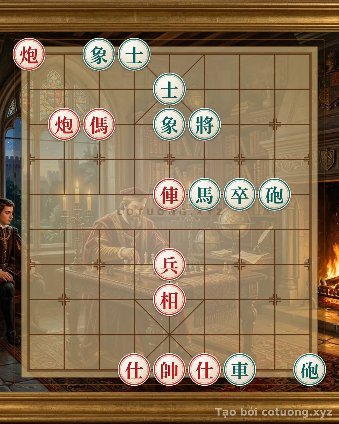 Challenge: Red Cannon on File 9, Rank 10: The Opening Move That Decides the Battle of the General - Can you solve it?