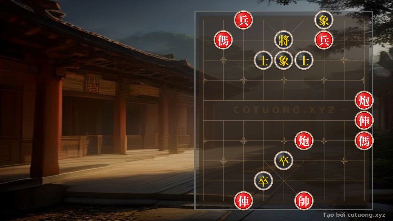 Thế cờ: The Fog of War: Unexpected Counterattack from the Left Rear of the Black Chariot - A Chess Strategy for Beginners — Cờ Tướng Online