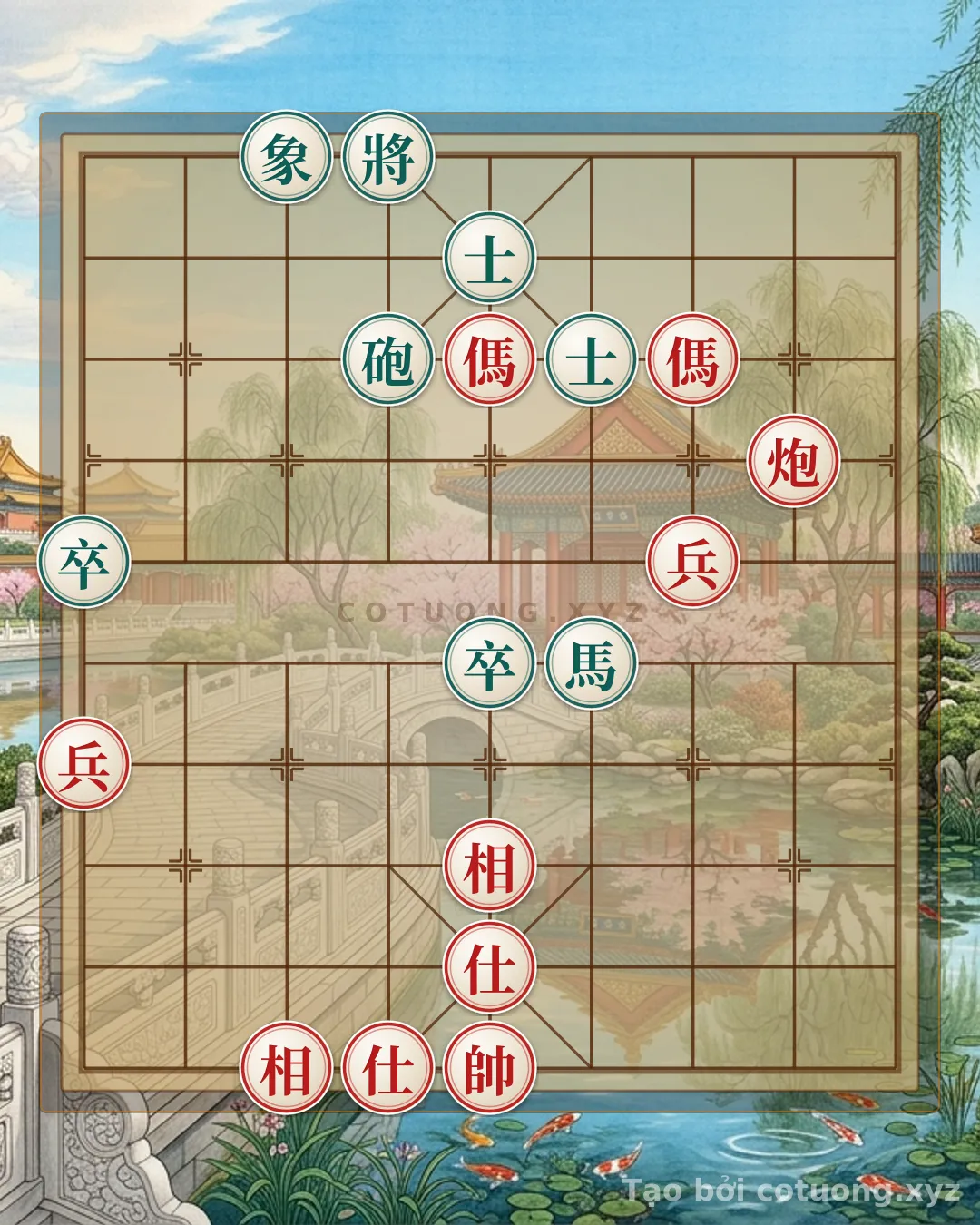 Challenge: Classic Xiangqi Tip: Two Cannons vs. Single Cannon - The Lethal Trap in Position #982b - Can you solve it?