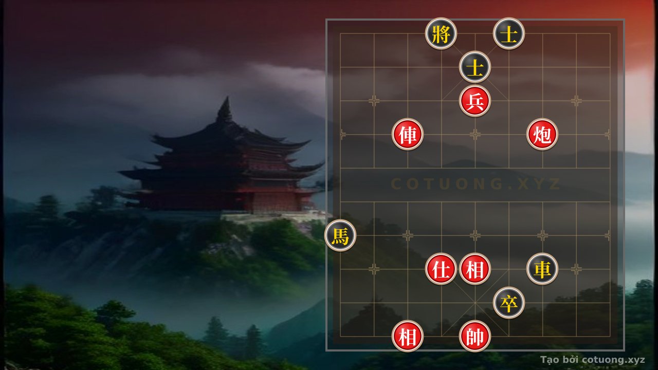 Thế cờ: Red General Chess: The 'Chariot Straight Rush' Strategy Dominates in the Double Horse Face-to-Face Formation — Cờ Tướng Online