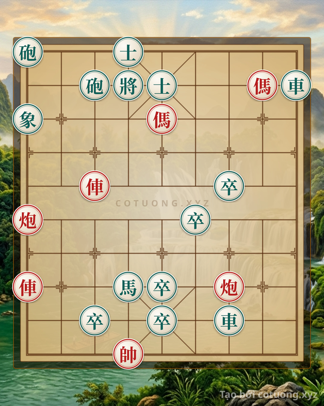 Challenge: The Ultimate Checkmate: Red's 2 Rooks, 2 Cannons, and 2 Horses Crush Black's 2 Rooks, Cannon, and Horse in an Instant - Can you solve it?