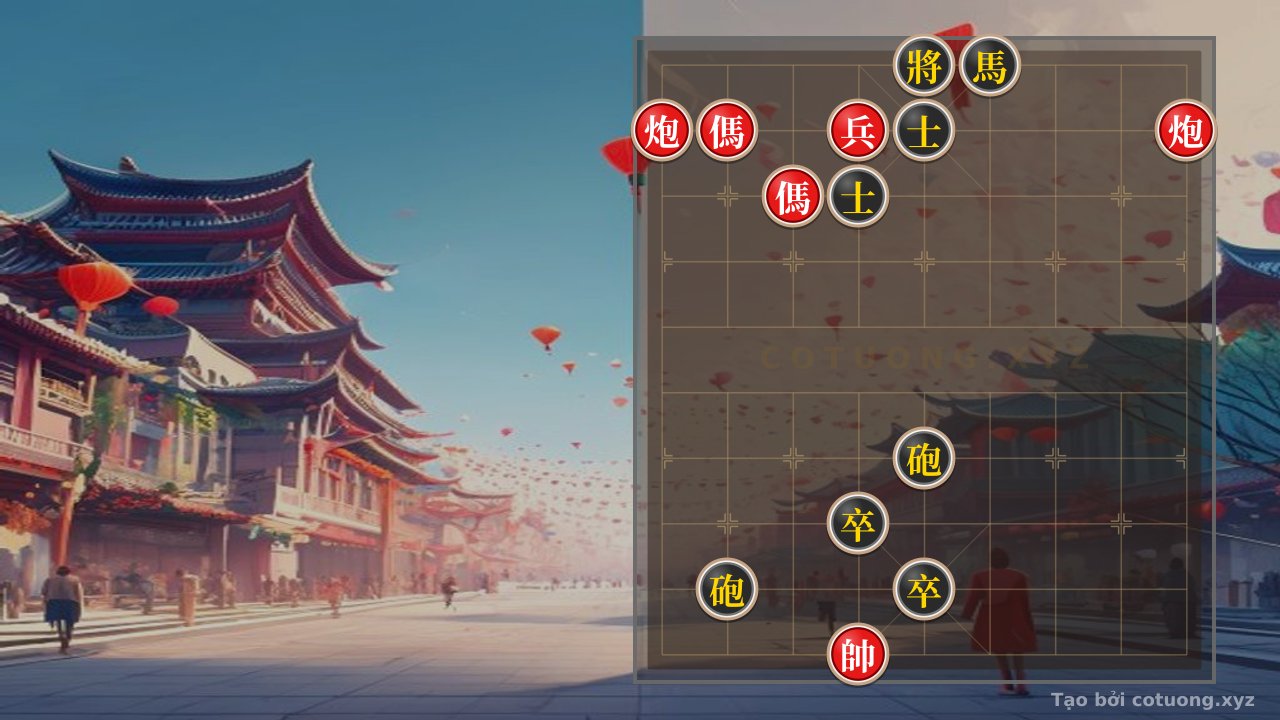 Thế cờ: The Hidden Strategy of 'Lone Horse's Lost Soul': When the Red Cannon Stands Alone in the Sky River, a Mini Bloodbath Battle — Cờ Tướng Online