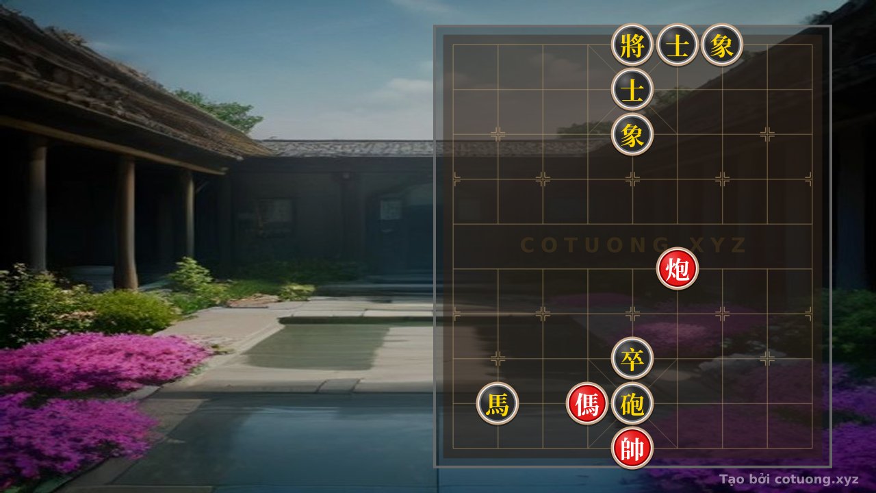 Thế cờ: Red General vs Black Cannon: Optimal Defense Tactics for the Black Side — Cờ Tướng Online