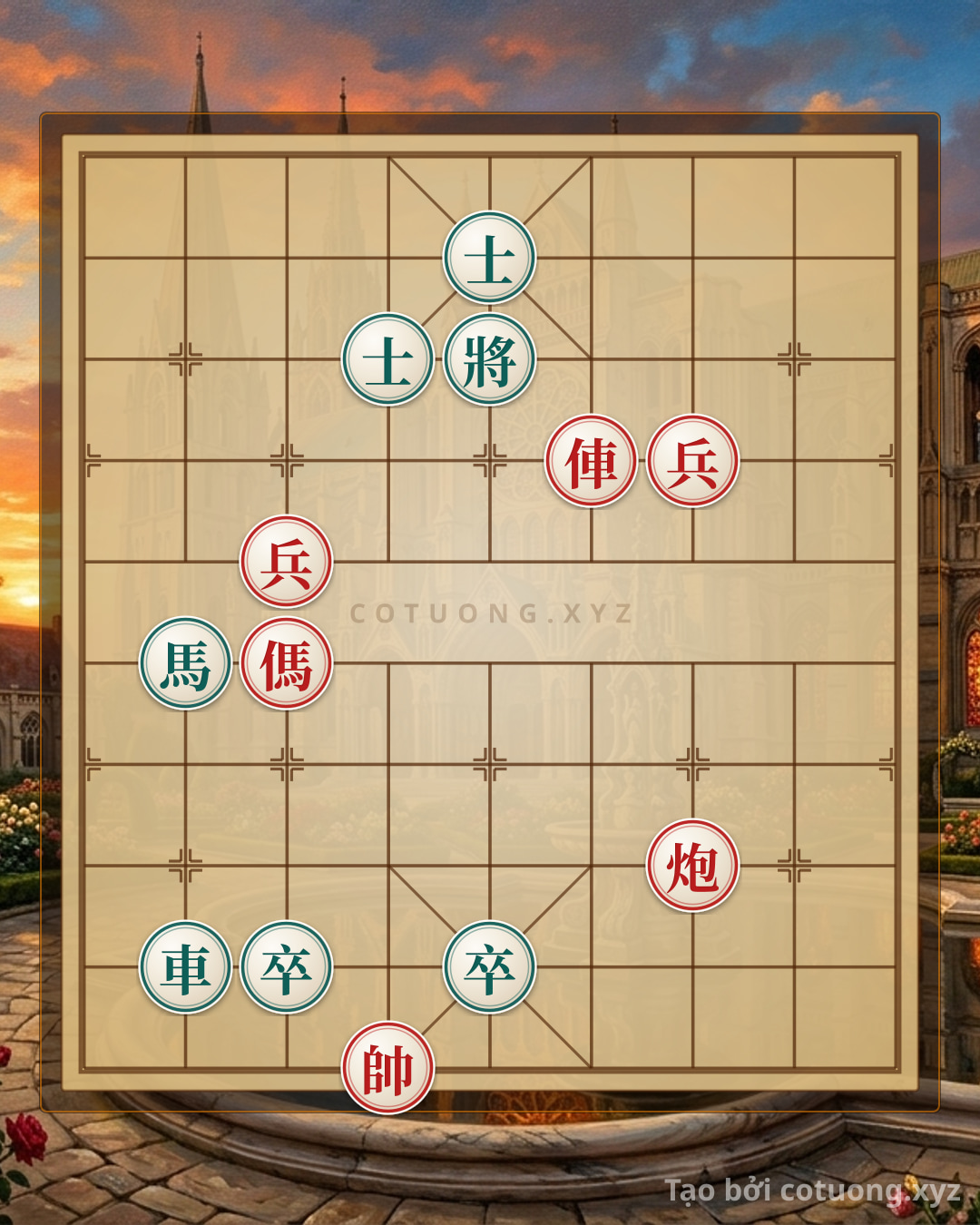 Challenge: The Red Rook Formation: The Art of Defense and Counterattack in Xiangqi - Can you solve it?