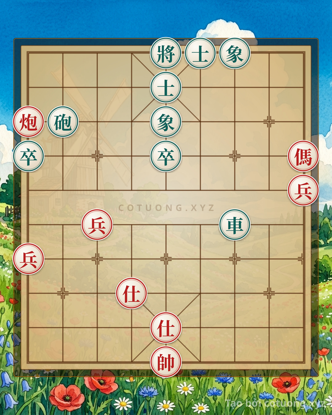 Challenge: Xiangqi (Chinese Chess) Strategy: Cannon Horse 3 Pawns vs. Chariot Cannon – The Unstoppable Classic Checkmate - Can you solve it?