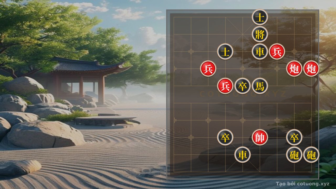 Thế cờ: Xiangqi (Chinese Chess): The Art of Red's Offensive in a Dramatic Battle — Cờ Tướng Online