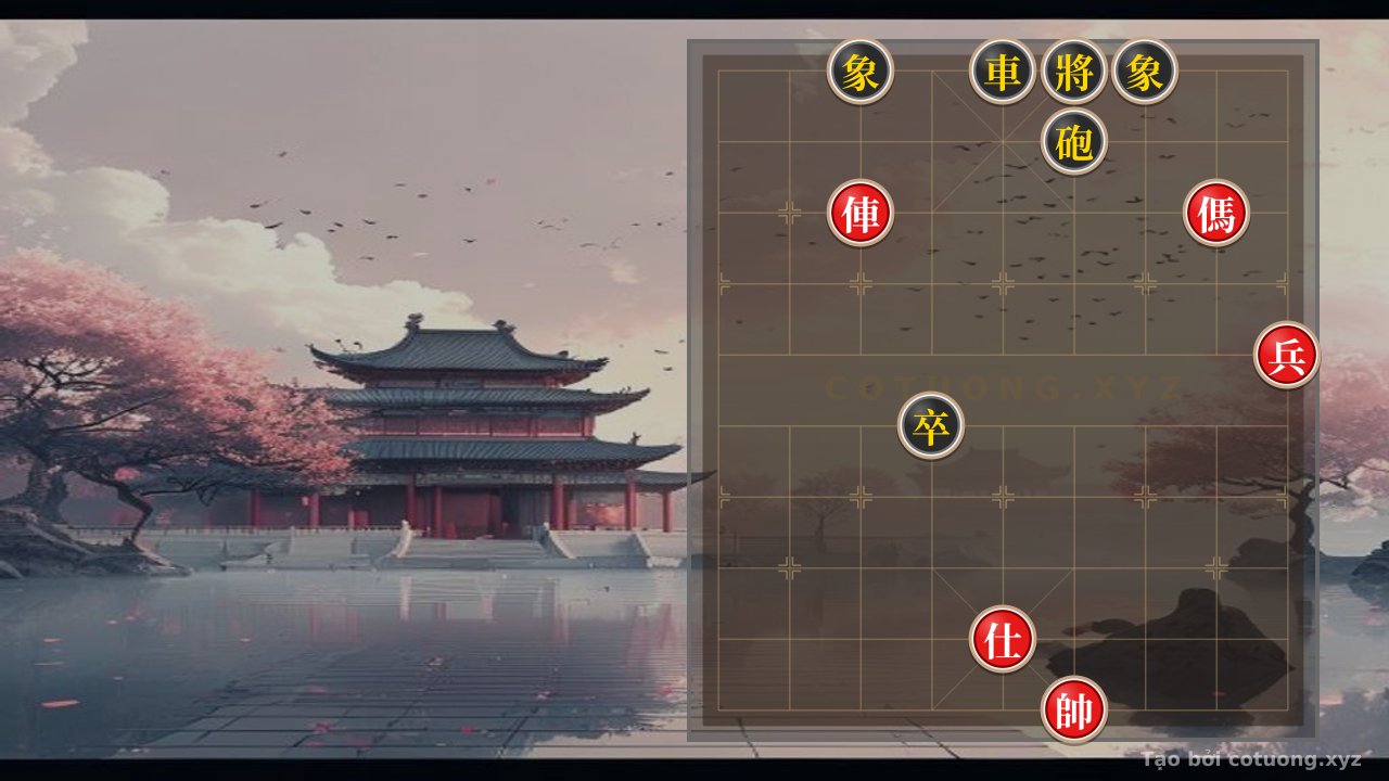 Thế cờ: Xiangqi Tips: Identifying Subtle Traps in the 'Double Elephants Restrain Chariot' Formation - When Red Moves First but Unknowingly Steps into a Trap — Cờ Tướng Online