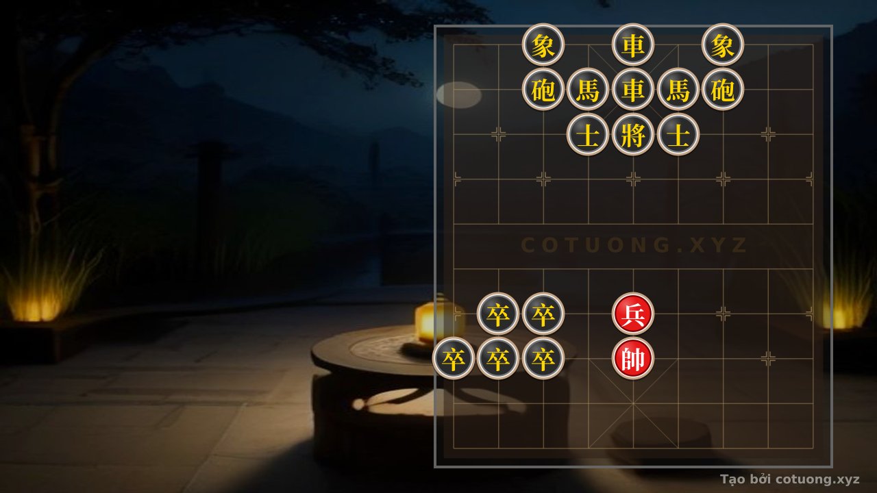 Thế cờ: Bí Kíp Phản Công Huyền Thoại: Khi Tướng Đơn Độc Lật Ngược Thế Cờ Với Một Chốt Thần Kỳ — Cờ Tướng Online