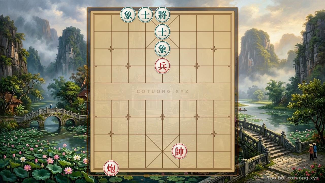 Thế cờ: The Hidden Trap of 'Single Cannon Blocking the General': The Three-Move Victory of Ancient Masters — Cờ Tướng Online