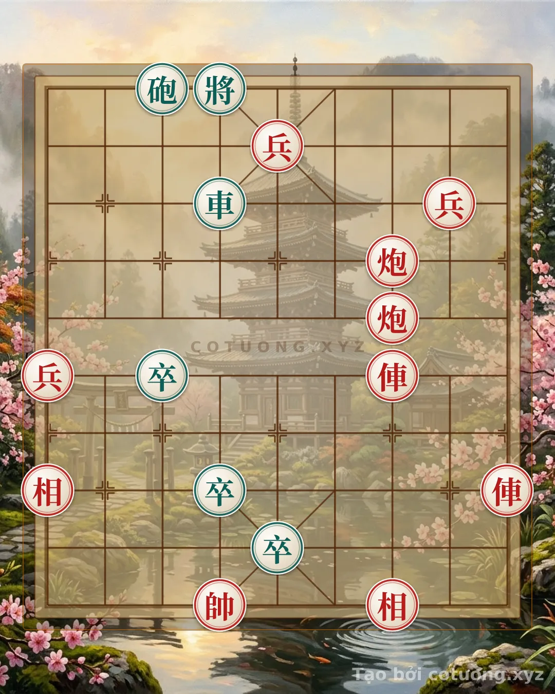 Thử Thách: Pháo Đỏ Lộ 3 Hàng 7: Bẫy Tử Thần Trong Cờ Tướng Siêu Khó - Bạn có thể giải được?