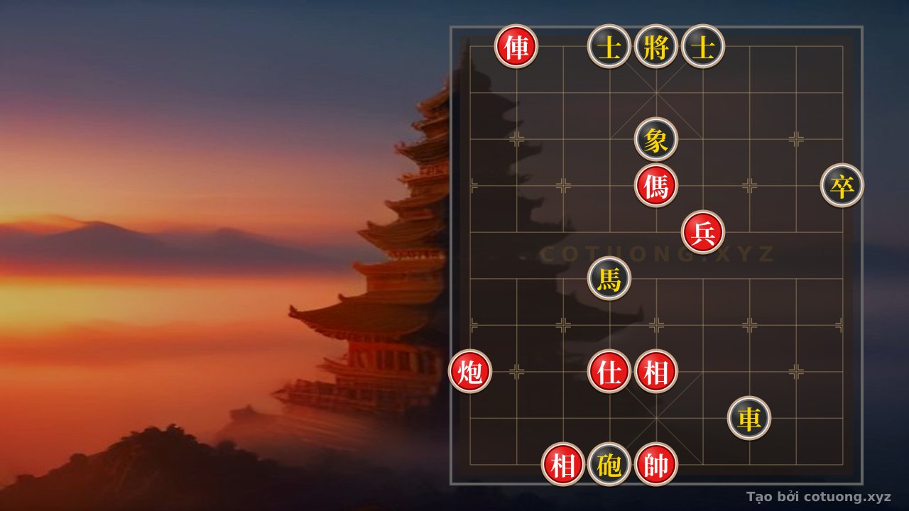 Thế cờ: Red General's Chess: The Art of the Red Chariot's Surprise Attack - Lessons in Killing Moves from a Crucial Position — Cờ Tướng Online