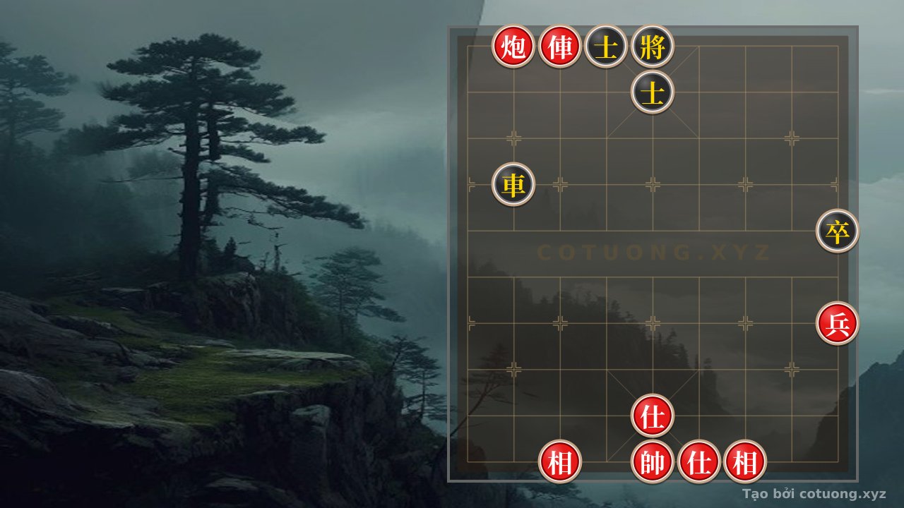 Thế cờ: Red General's Breakthrough: The Art of the Red Cannon's 8th File Battle Against the Black Chariot — Cờ Tướng Online