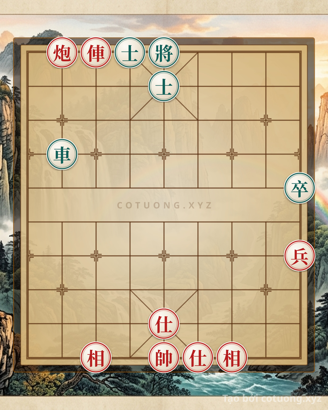 Challenge: Red General's Breakthrough: The Art of the Red Cannon's 8th File Battle Against the Black Chariot - Can you solve it?