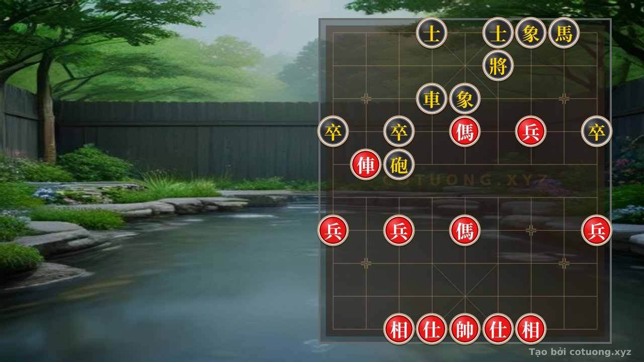 Thế cờ: The Deadly Trap: Red General's Chess Position 1/10 - Killer Tips for Players — Cờ Tướng Online