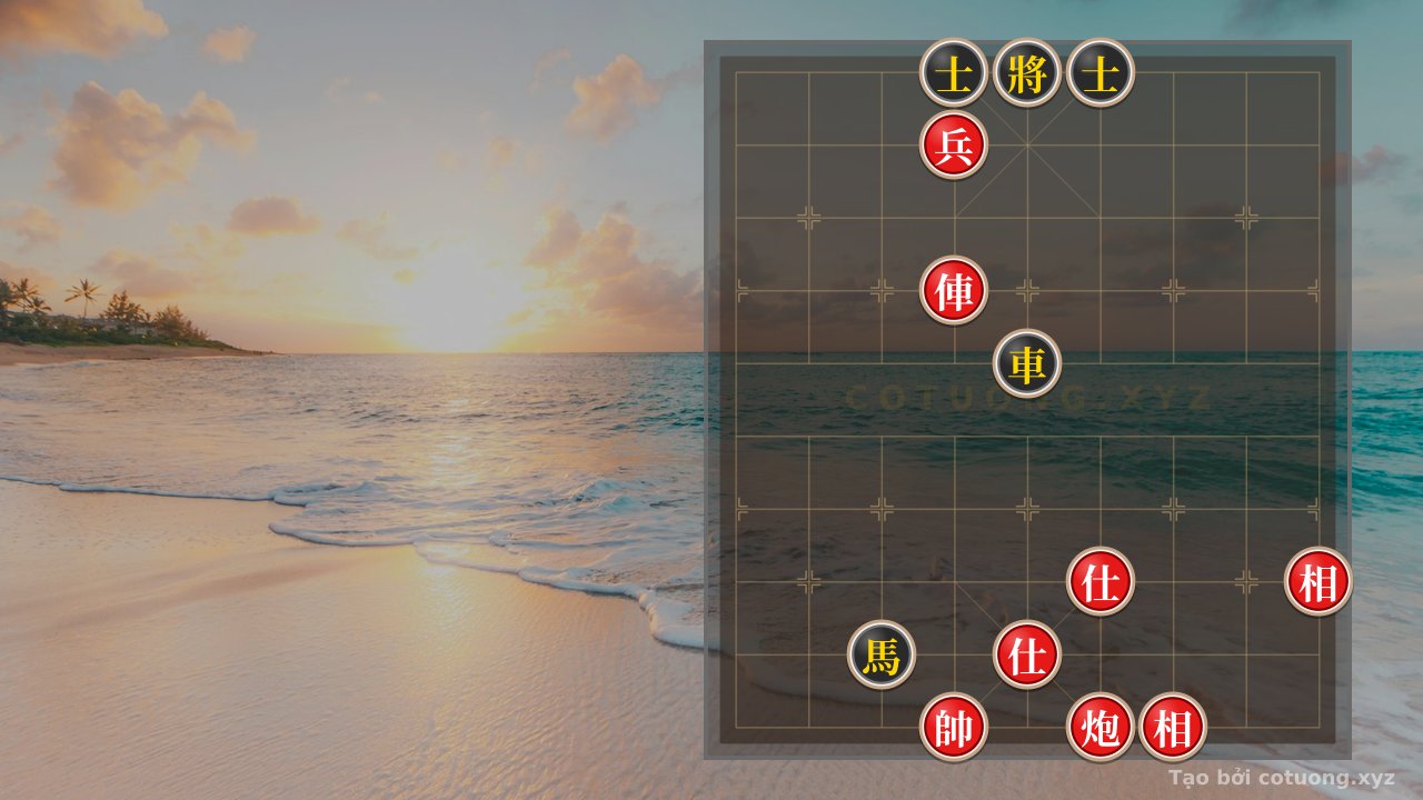Thế cờ: Black's Trap Like a Spider's Web: Break the Red Formation in 5 Moves — Cờ Tướng Online