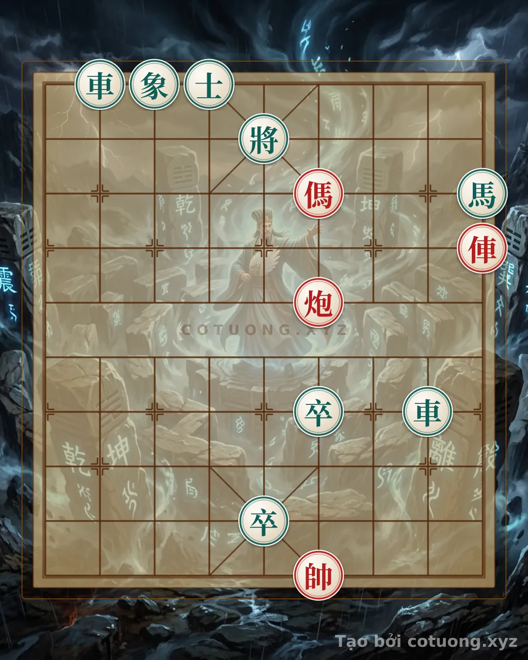 Challenge: Xiangqi: Defense Against Black Rook's Checkmate with Red Cannon - Can you solve it?