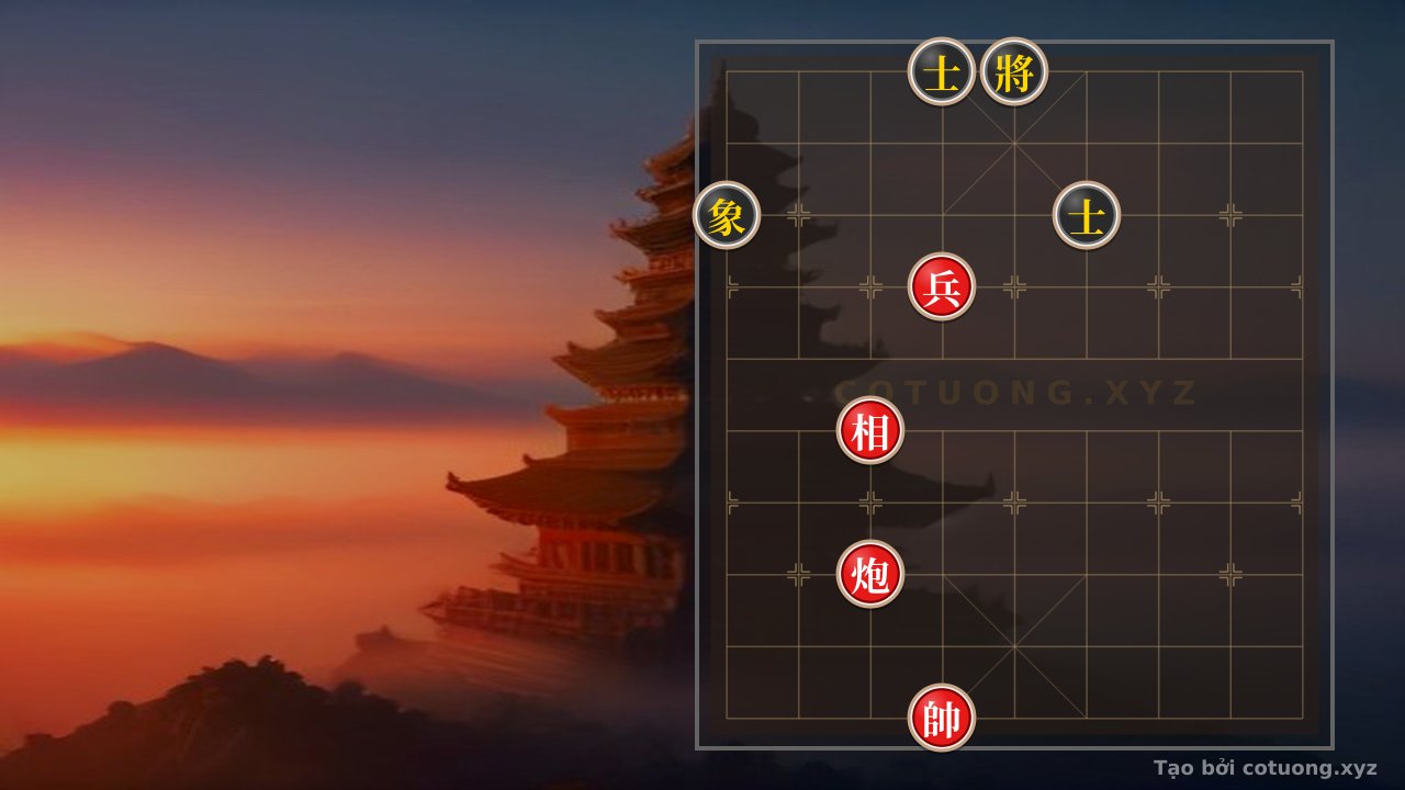 Thế cờ: Red Cannon Surrounded by Empty Fort: Advanced 8/10 Tactics — Cờ Tướng Online