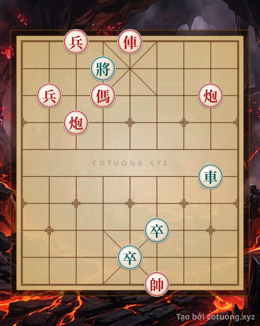 Challenge: Modern Xiangqi 'Red and Black' Formation: Red Chariot Directly Attacks the Black General in 10 Moves - Can you solve it?