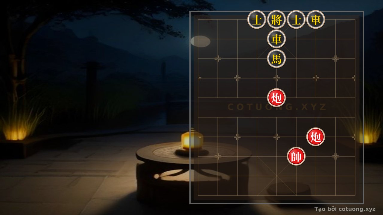 Thế cờ: Xiangqi: Mastering the Double Black Horses and Red Cannons — Cờ Tướng Online