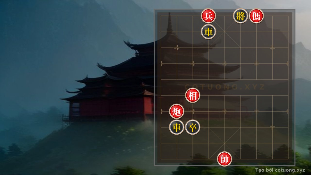 Thế cờ: Red General vs Black Chariot: Deadly Tactics with the Empty Cannon — Cờ Tướng Online