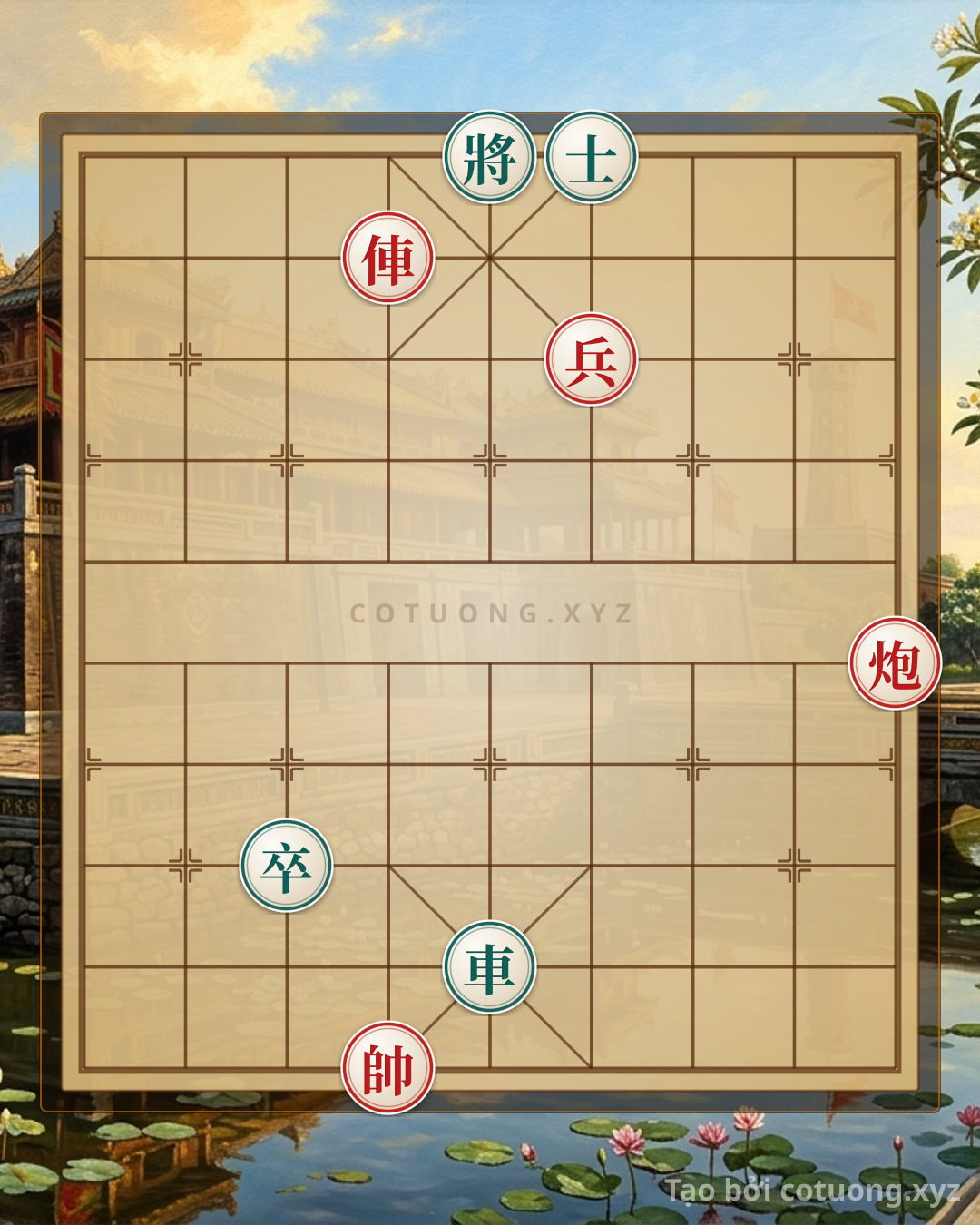 Challenge: Rook Cannon Pawn Breaking Rook Pawn Advisor - The Peak Chessboard of the Martial Arts World - Can you solve it?