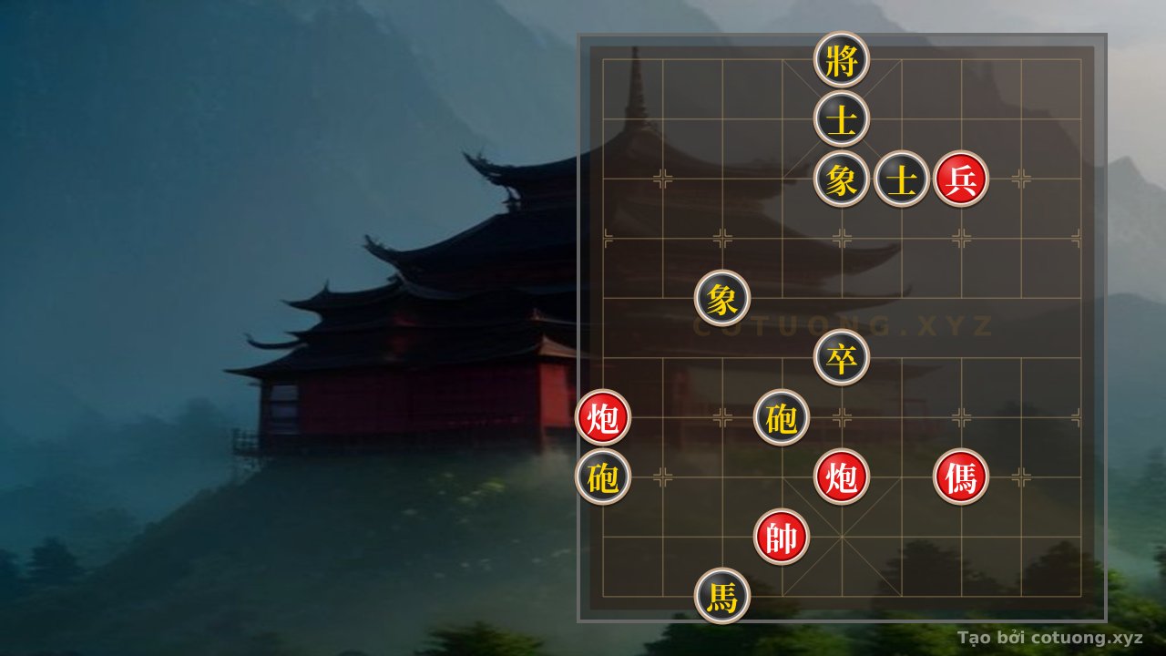 Thế cờ: The Ultimate Secret: Defeating the Deadly Double Cannon Horse Trap in Xiangqi! — Cờ Tướng Online