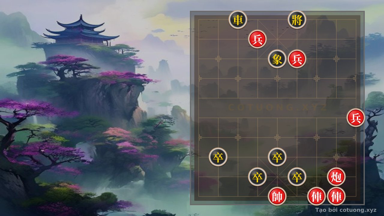 Thế cờ: Xiangqi: Defensive Strategy for Black in the 'Black Rook on File 3, Rank 10' Position — Cờ Tướng Online