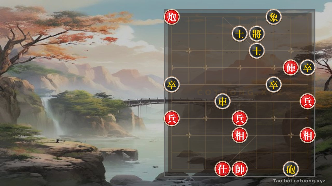 Thế cờ: Xiangqi: Defense Tips from the Black Formation, Waiting for Counterattack Opportunities — Cờ Tướng Online