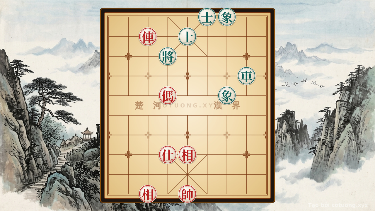 Thế cờ: Xiangqi: Trap the Black General in 5 Moves - The Most Dangerous Counterattack Strategy — Cờ Tướng Online