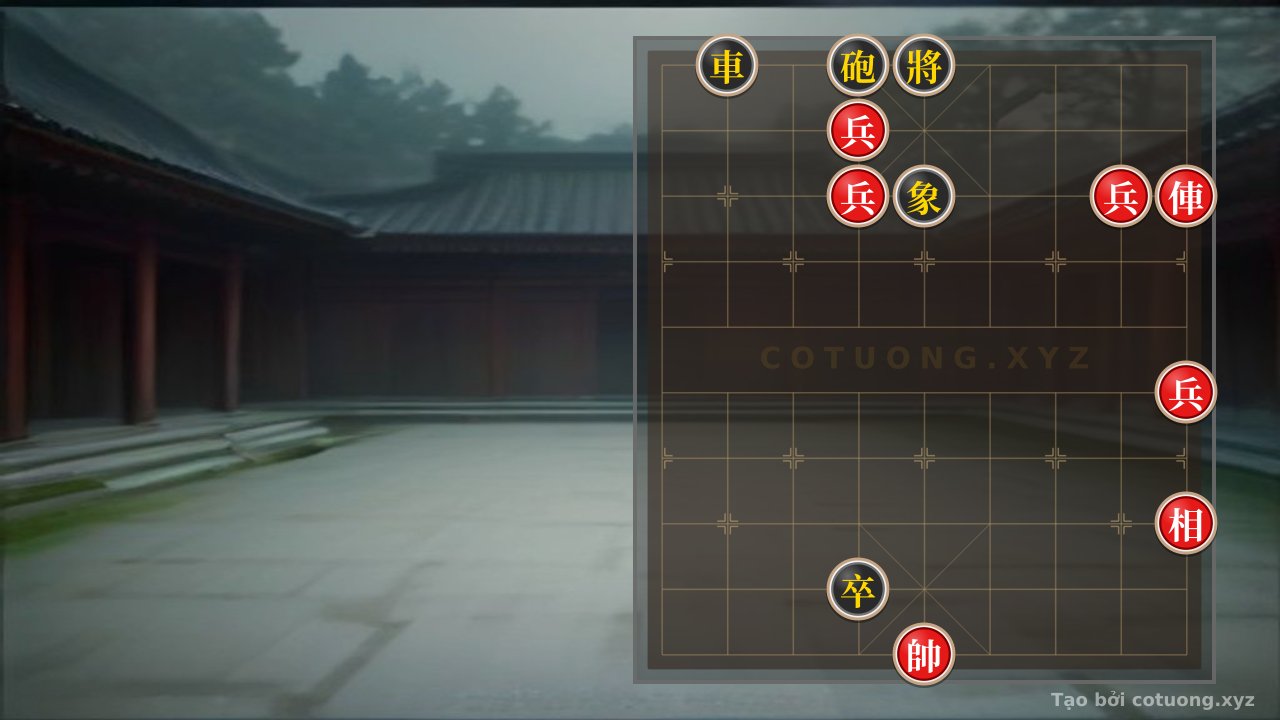Thế cờ: Secret Tactics for Attacking the Black Chariot on File 2: The Red General's Sacrifice Strategy in a Critical Position — Cờ Tướng Online