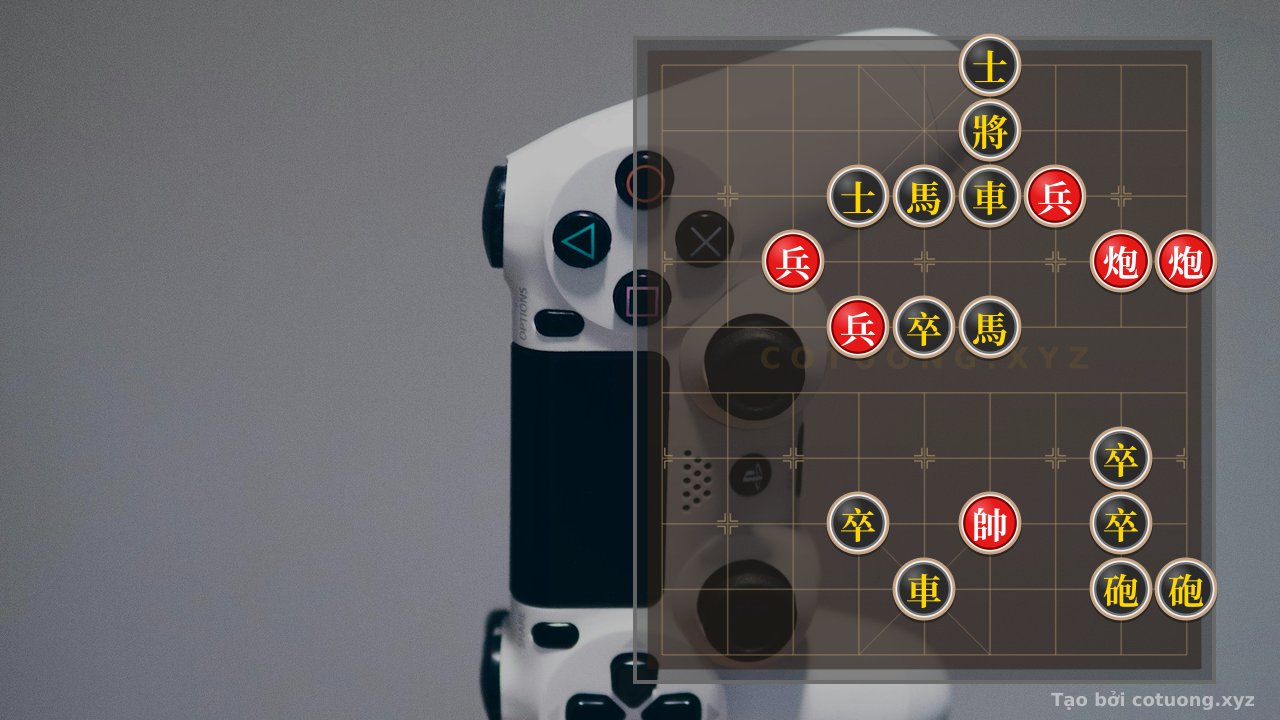 Thế cờ: Red Attacks the Black Advisor: Counterattack Strategy from a Pinned Position — Cờ Tướng Online